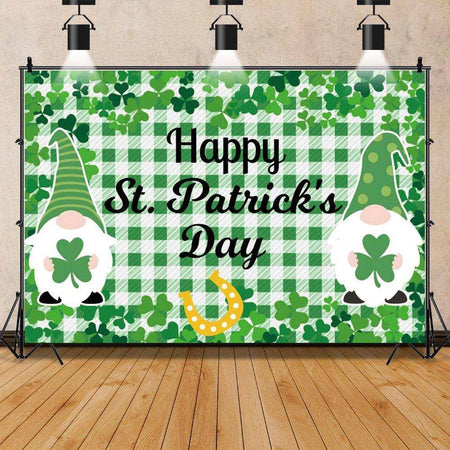 Irish National Day Party Background Banner - Festive Flag, Polyester Fabric, 150x100cm & 180x120cm , 
