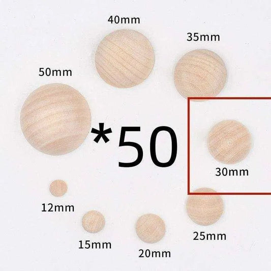 15 - 30MM Theaceae Half Ball Log Crafts - DiyCraftsProject