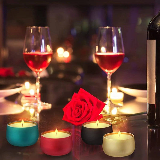 24 Black Big Belly Cans 4 Oz Tinplate Cans - DiyCraftsProject