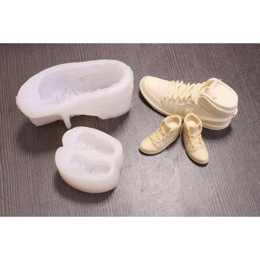 3D Sneaker Shoes Fondant Mold - Baking & Candle Making Accessories - DiyCraftsProject