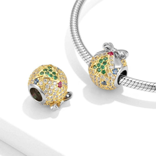 925 Silver Christmas Ball Bead Necklace Bracelet - DIY Accessory - DiyCraftsProject