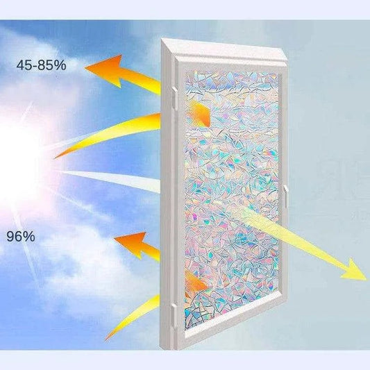 Bathroom Window Decal Glass Sticker Transparent Opaque Anti - glare - DiyCraftsProject