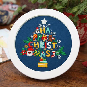 Christmas Embroidery Kit – Complete DIY Holiday Craft Set - DiyCraftsProject