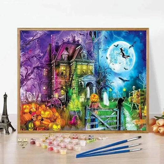 Diy Digital Oil Painting Hand - painted - DiyCraftsProject