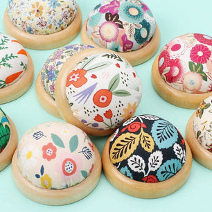 Fabric Sewing Tool Accessories Wooden Bottom Handmade Diy Needle Bag - DiyCraftsProject