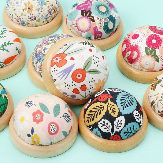 Fabric Sewing Tool Accessories Wooden Bottom Handmade Diy Needle Bag - DiyCraftsProject