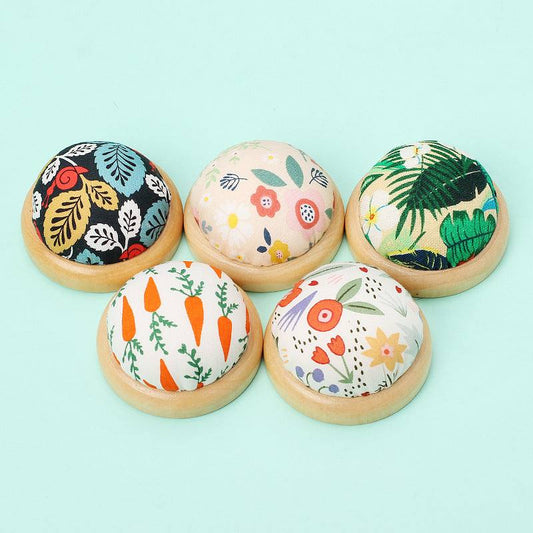 Fabric Sewing Tool Accessories Wooden Bottom Handmade Diy Needle Bag - DiyCraftsProject