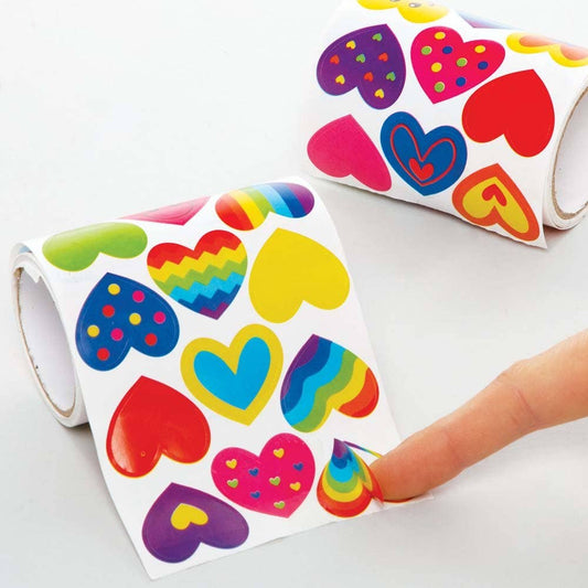 Heart Shaped Stickers Value Pack - DiyCraftsProject