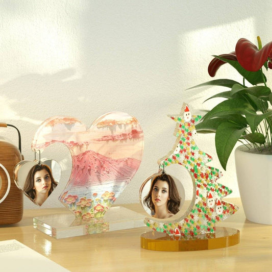 Resin Diy Christmas Tree Photo Frame Epoxy Mold - DiyCraftsProject
