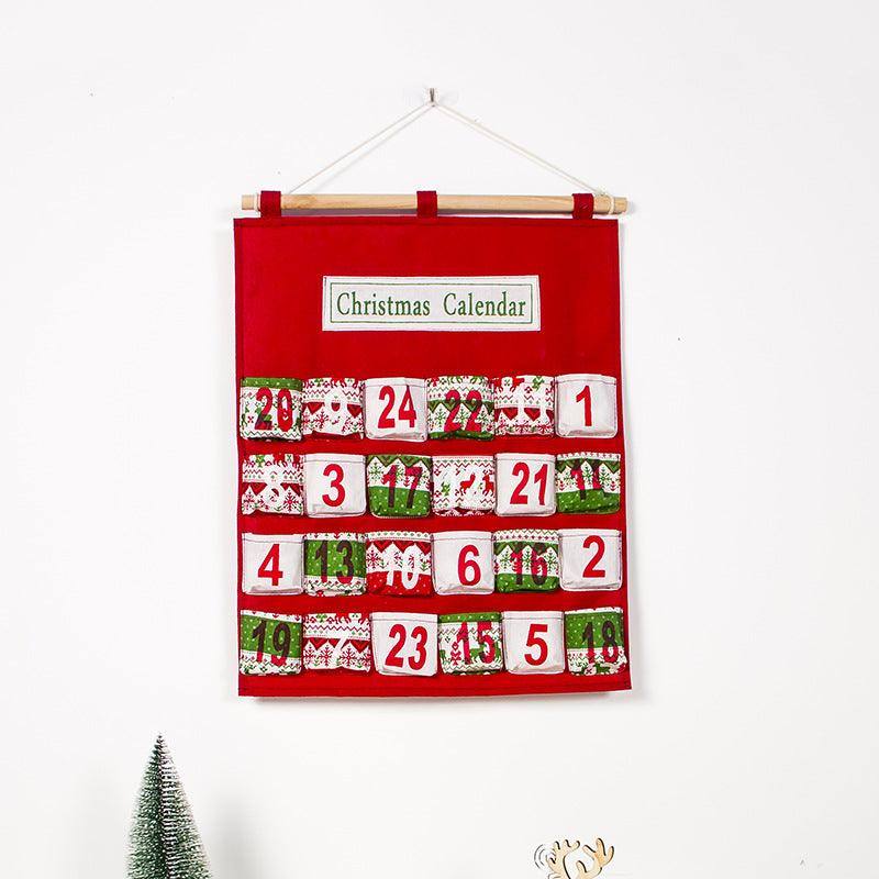 Wooden Christmas Advent Calendar | Handcrafted Holiday Countdown Décor , Christmas calendar, christmas tree