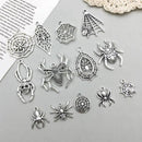 Zinc Alloy Spider Accessories Pendant - DiyCraftsProject