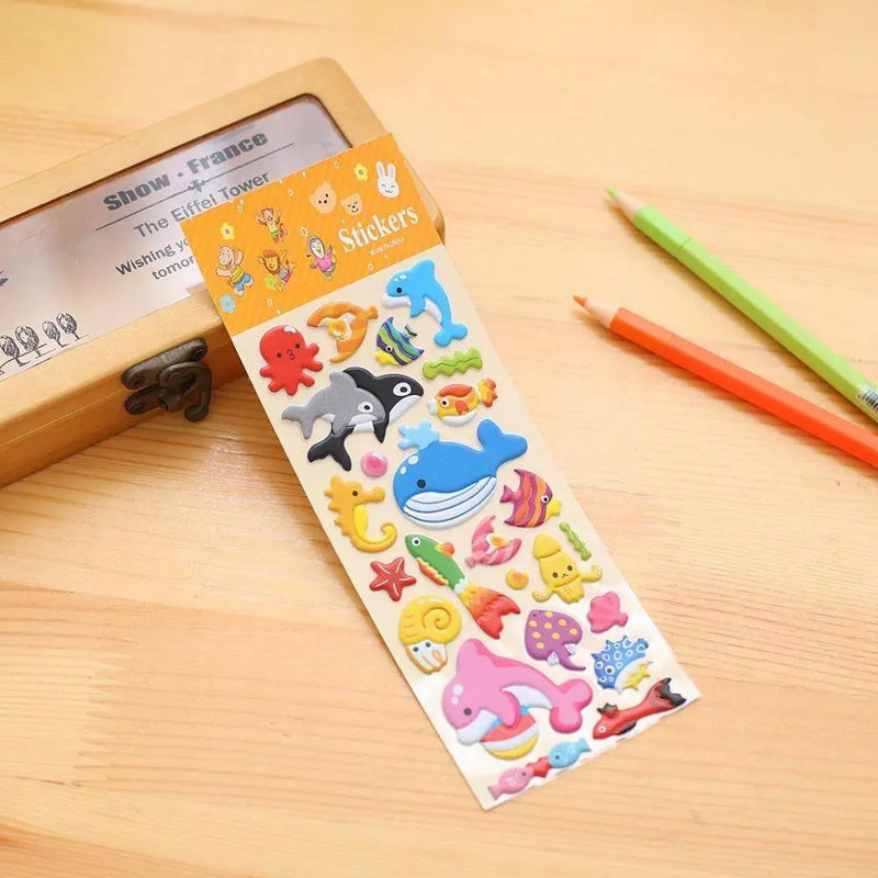 3D Foam Bubble Stickers Cute Mobile Phone, Planner, Laptop, Journal & Water Bottle Decoration Stickers DIY Puffy Sticker For Scrapbooking