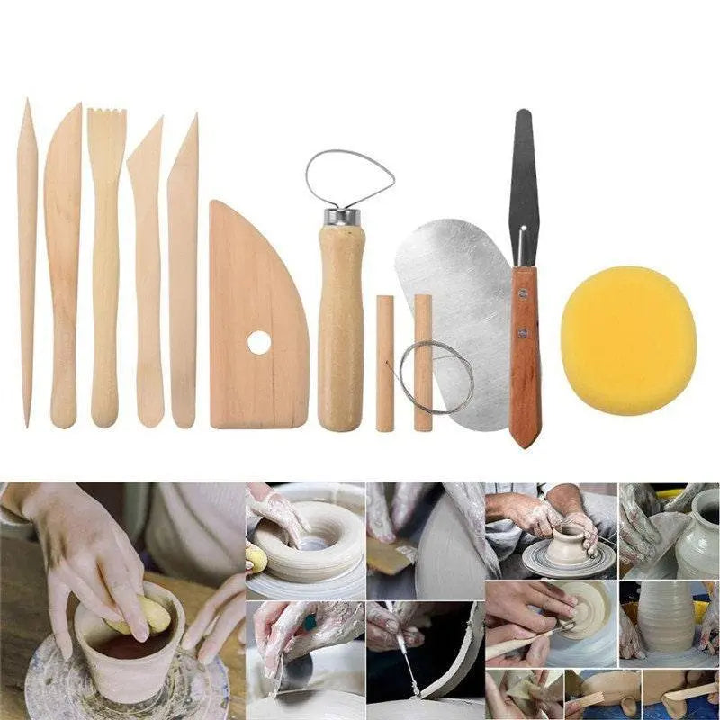 51 Clay sculpting tool set bulk pottery tools for potters
