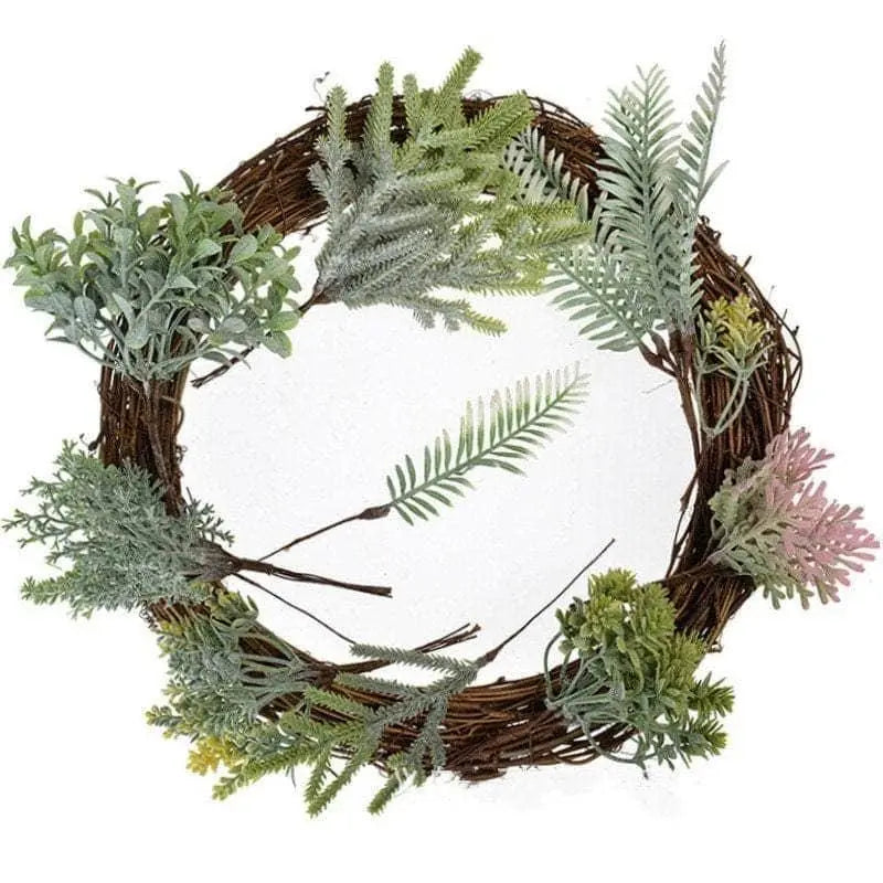 Artificial Flowers And Leaves Wreath Decoration Christmas Garland Accessories
