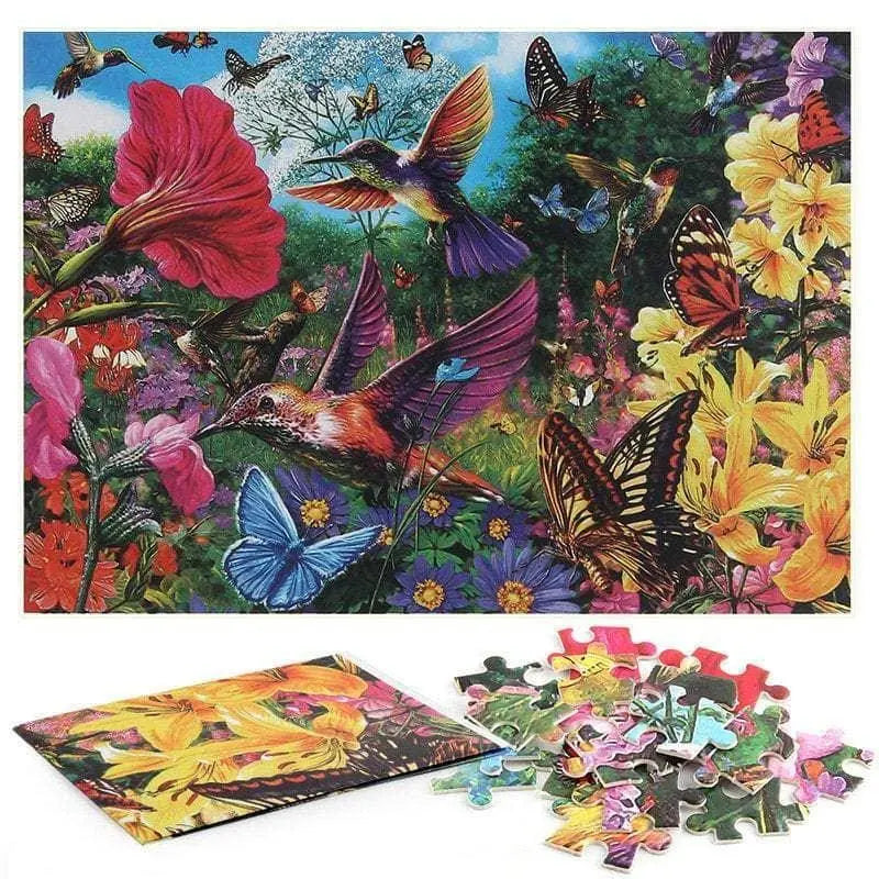Birds and Flowers Adult Jigsaw Puzzle