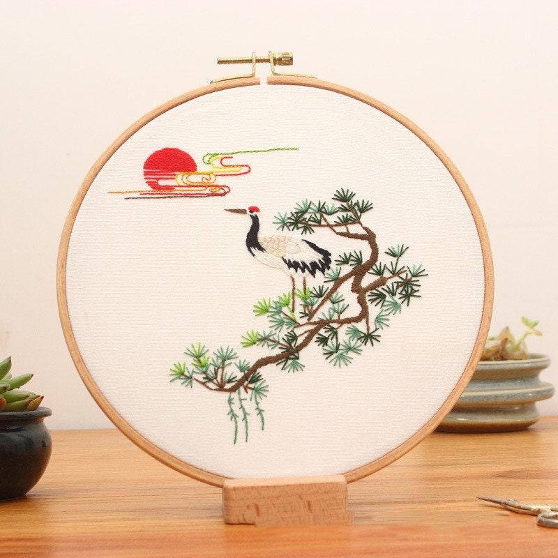 Birds Embroidery Sets Fish Needle Crafting Kits DIY Embroidery