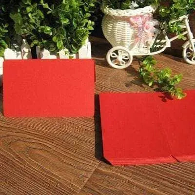 Blank Foldable Colored Greeting Cards Personalized Cards DIY Cardmaking Supplies 10pcs