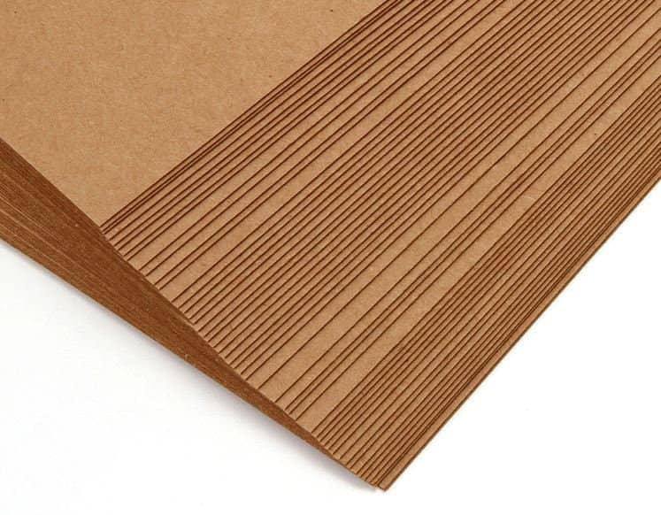 Brown Kraft Paper Simple Gift Wrapper Cardmaking Supplies DIY Scrapbooking Kraft Wrap Papers Sketching Paper Crafting Sheets