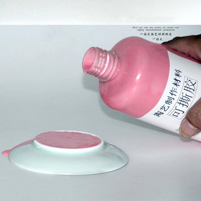 Ceramic Art Tearable Glue Adhesive Quick Drying Pottery Underglaze Tool