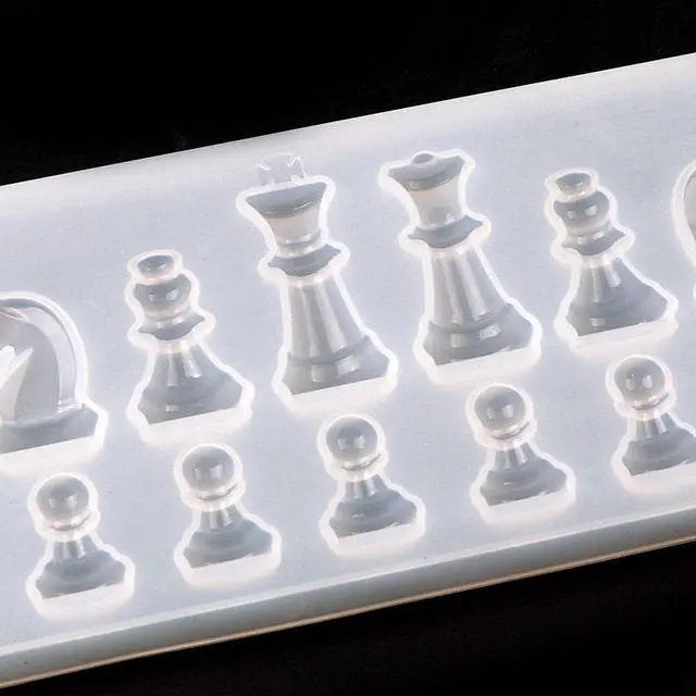 Chess silicone mold silicon mold for resin chess set handmade