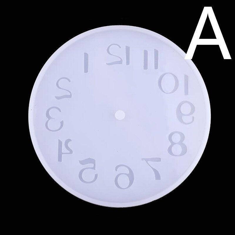 Clock Mold Silicone Clock Mould For Decoration DIY Wall Hanging