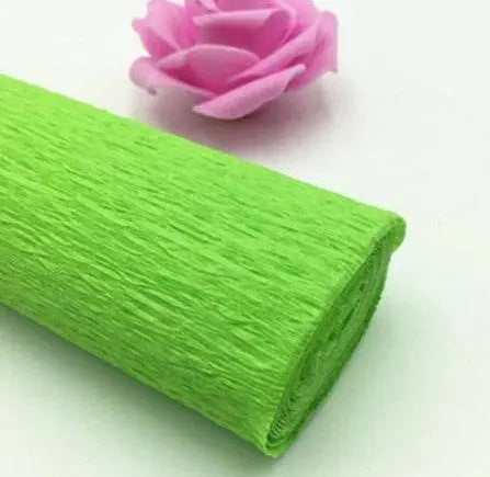 Colored Crepe Paper Roll for Flower Making Wrinkle Paper Gift Wrapping Packing Paper