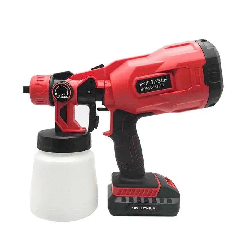 Cordless spray gun paint sprayer for DIY painting airbrush 800ml capacity