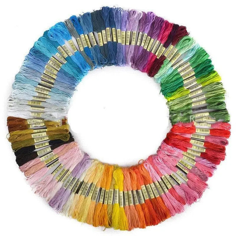 Cross stitch threads colorful embroidery thread for cross stitching 45/50/100 color set