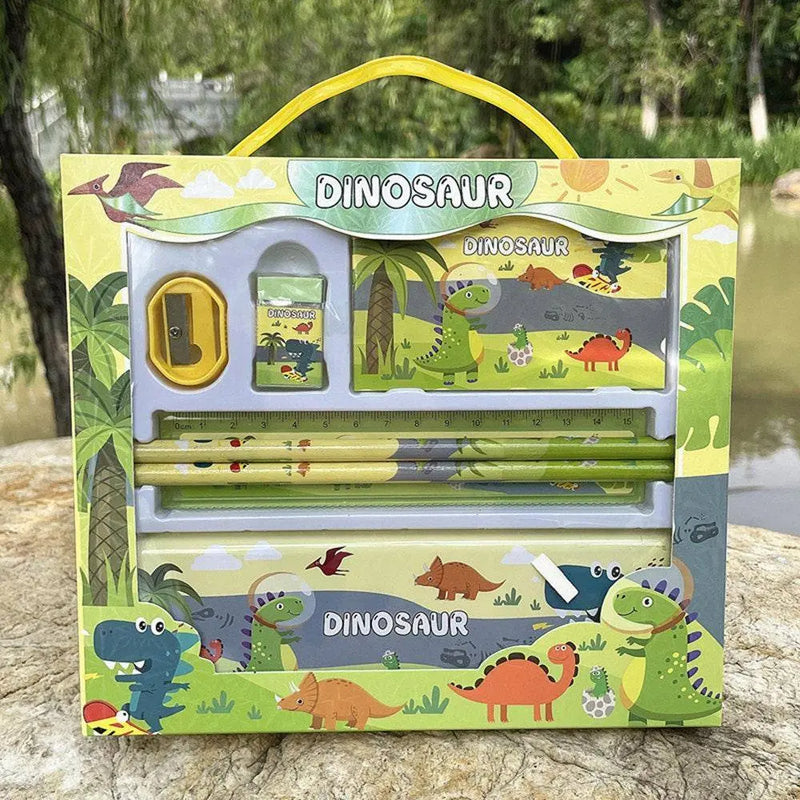 Dinosaurs And Sea Creatures Stationery Set For Kids Kindergarten And Montessori School Supplies
