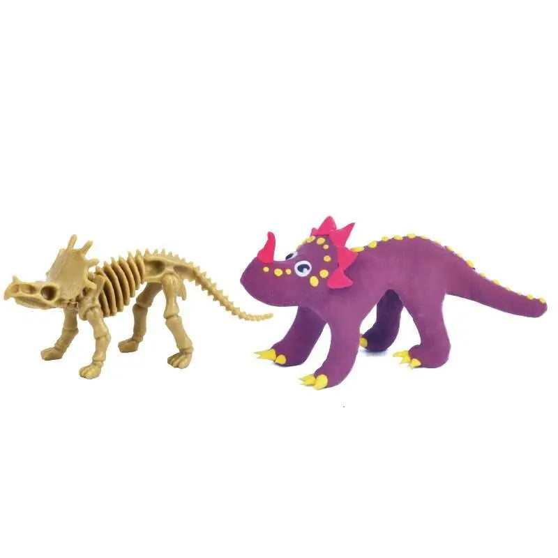 Dinosaur Clay Craft Kit for Kids Create Your Own Dino Models with Modeling Clay Dinosaur Figure Sculpture with Air Dry Clay Art For Ages 6+