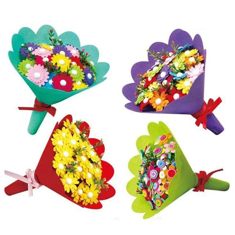 DIY Crafts Kit Fabric Flowers For Kids