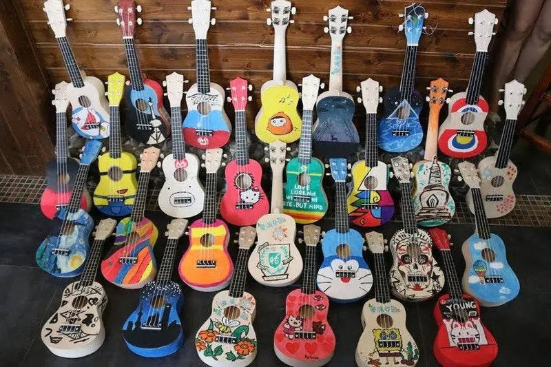 Diy Instrument make your own wooden Ukulele guitar for kids crafts