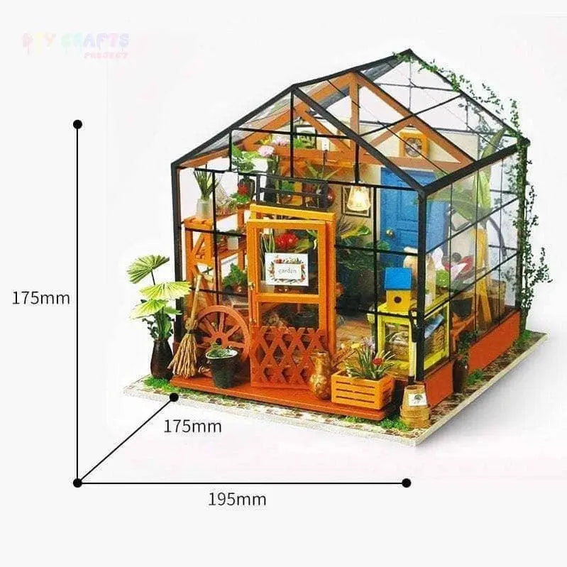 DIY miniature greenhouse kit