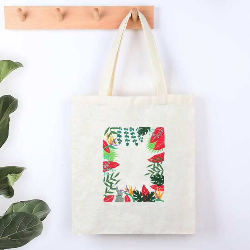 ECO Shopping Bag DIY Embroidery Kit