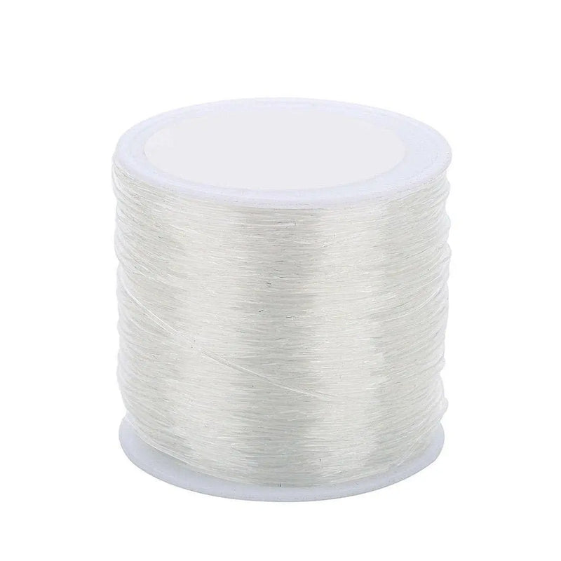 Elastic thread for bracelets stretchable clear strings for jewelry making 55-100m roll
