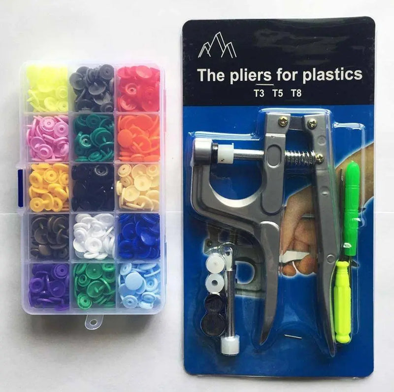 Eyelets Pliers fastener tool set snap buttons and pliers kit