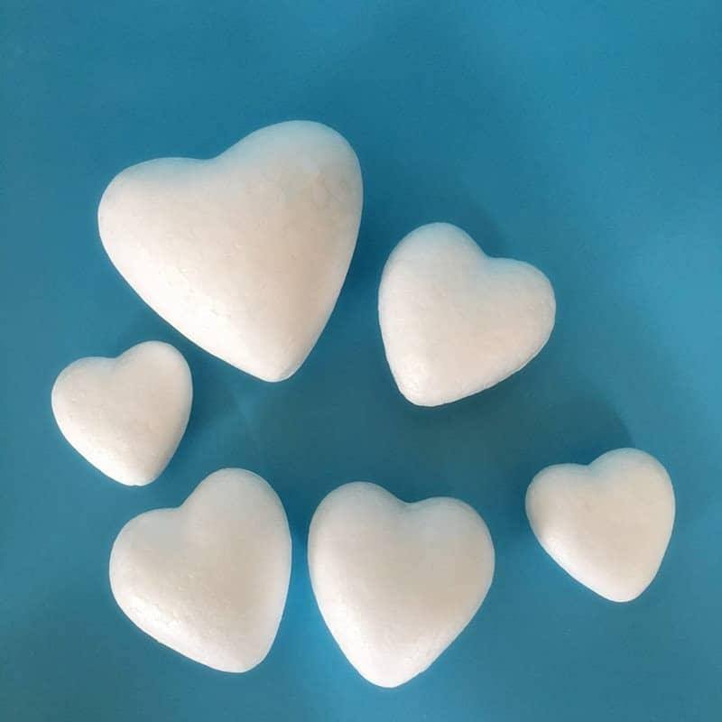 Foam Hearts Valentines Supplies Wedding Party Decor Painting Supply DIY Projects