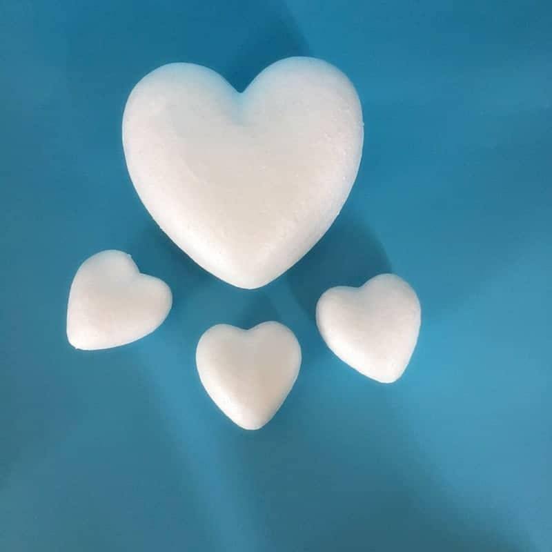 Foam Hearts Valentines Supplies Wedding Party Decor Painting Supply DIY Projects