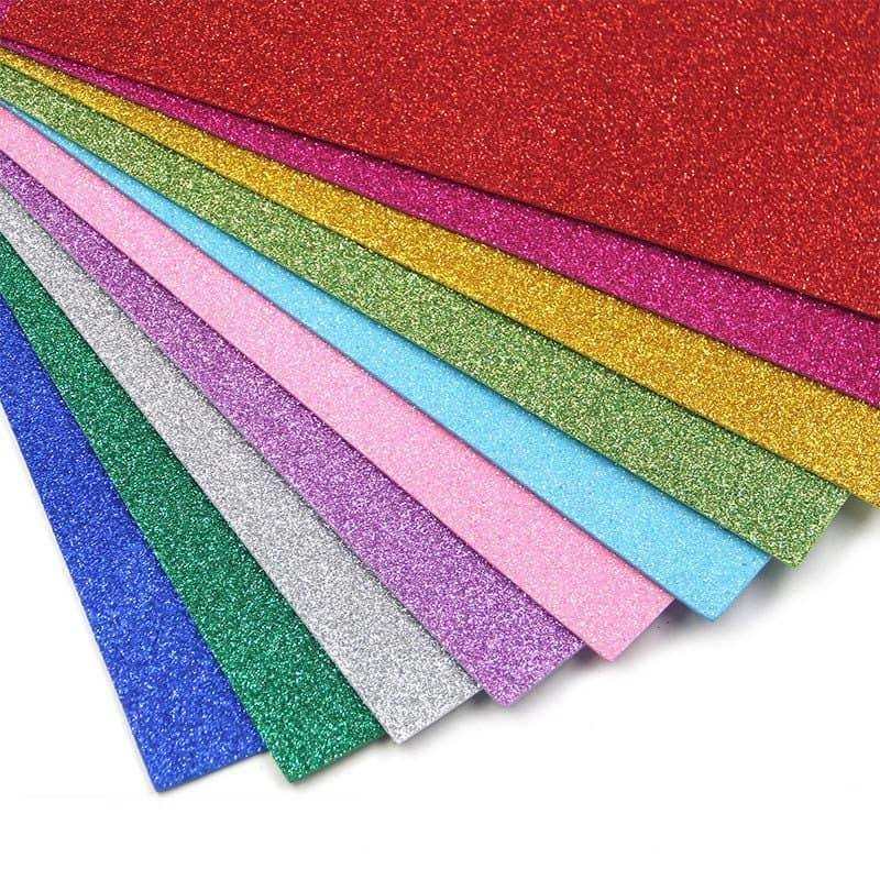 Glitter Paper Sparkling Sheets DIY Scrapbooking Gift Wrap Supplies