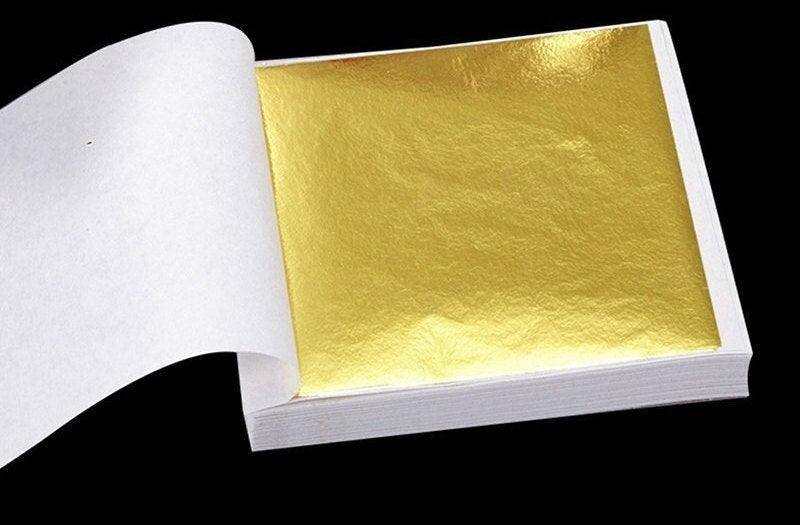 Gold Foil Paper Adhesive Gold Leaf Sheets