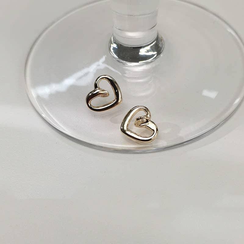 Metal Heart Button Gold Metal Buttons DIY Dressmaking Sewing Accessories