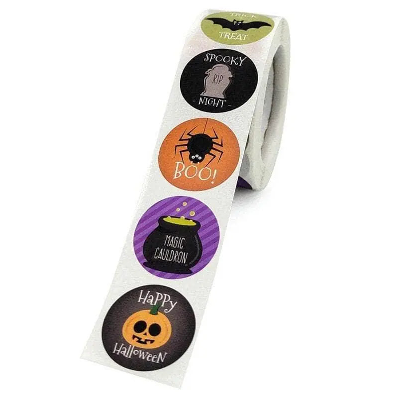 Halloween Stickers Ghost Skull Pumpkin Bat Spider sticker labels