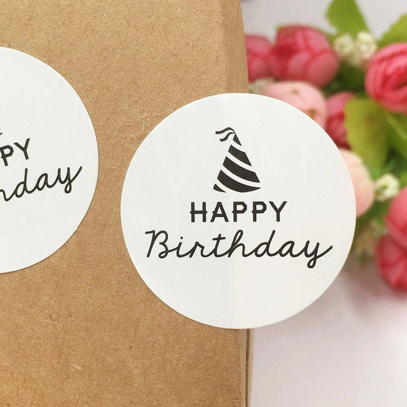 Happy Birthday Stickers Care Package Labels Sticker Sheets Gift Labels