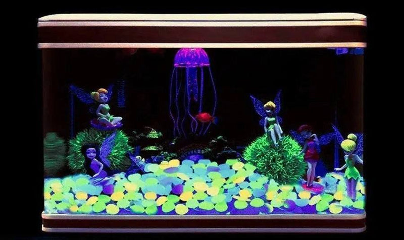 Luminous pebbles glow stones for fish tank aquarium decor