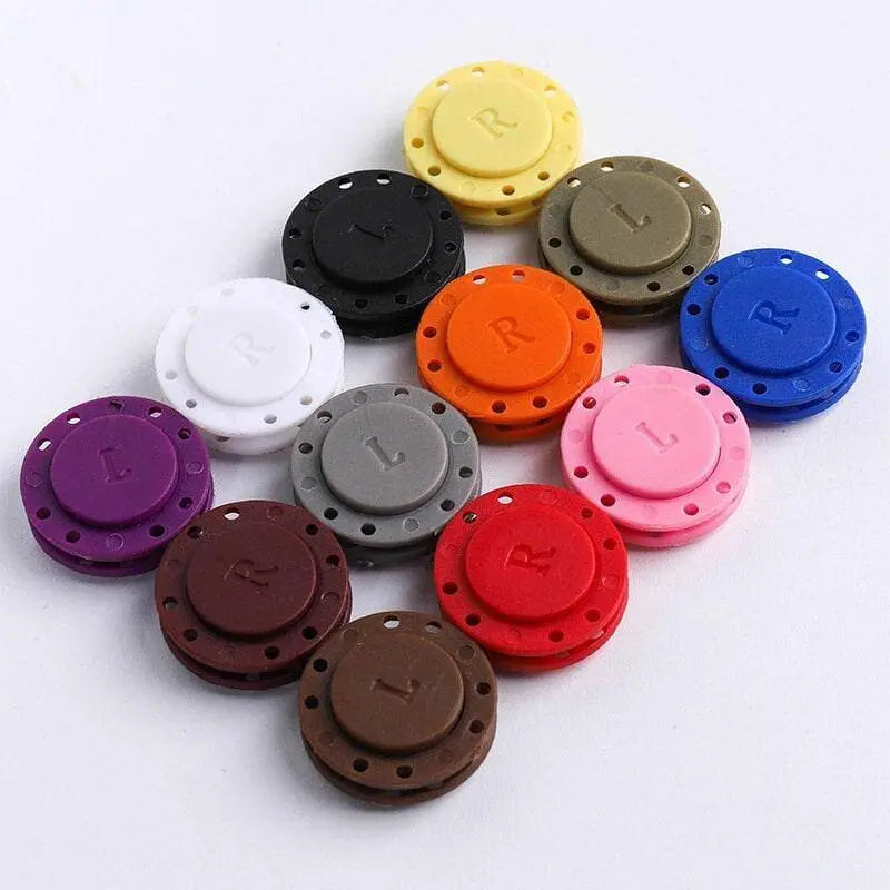 Magnetic buttons sew on bag closure DIY clothing fastener scrapbooking embellishments