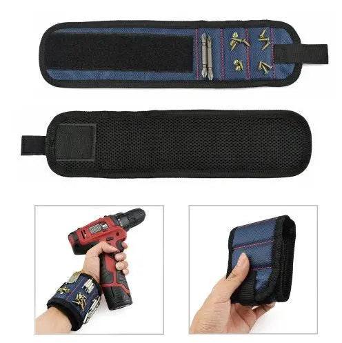 Magnetic wristband Diy tool belt mechanic gifts for him screw storage carpenter gift