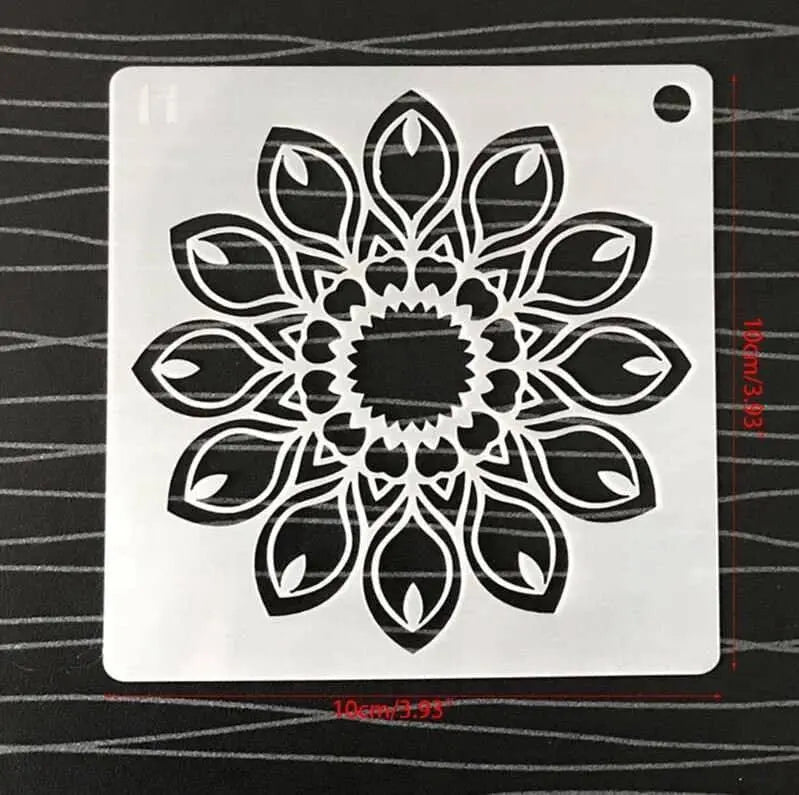 Mandala Templates 48 Reusable Mandala Stencil For DIY Arts and Crafts Flower Template Set Drawing Stencils Painting Supplies Artists Gifts