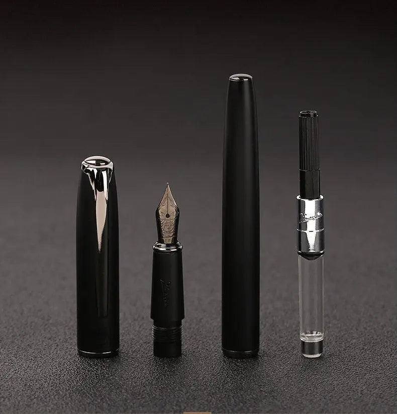 Matte black fountain Pen sleek stylish pens