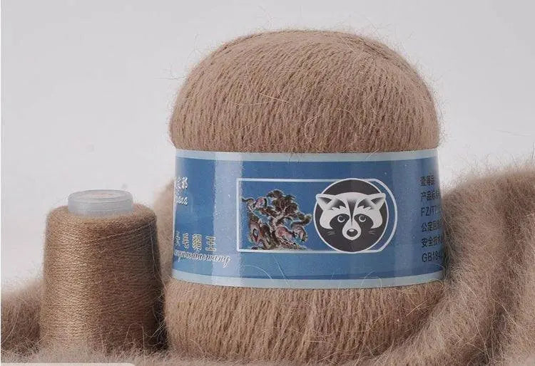 Mink fabric cashmere yarn 50 gram plus 20 gram matching thread