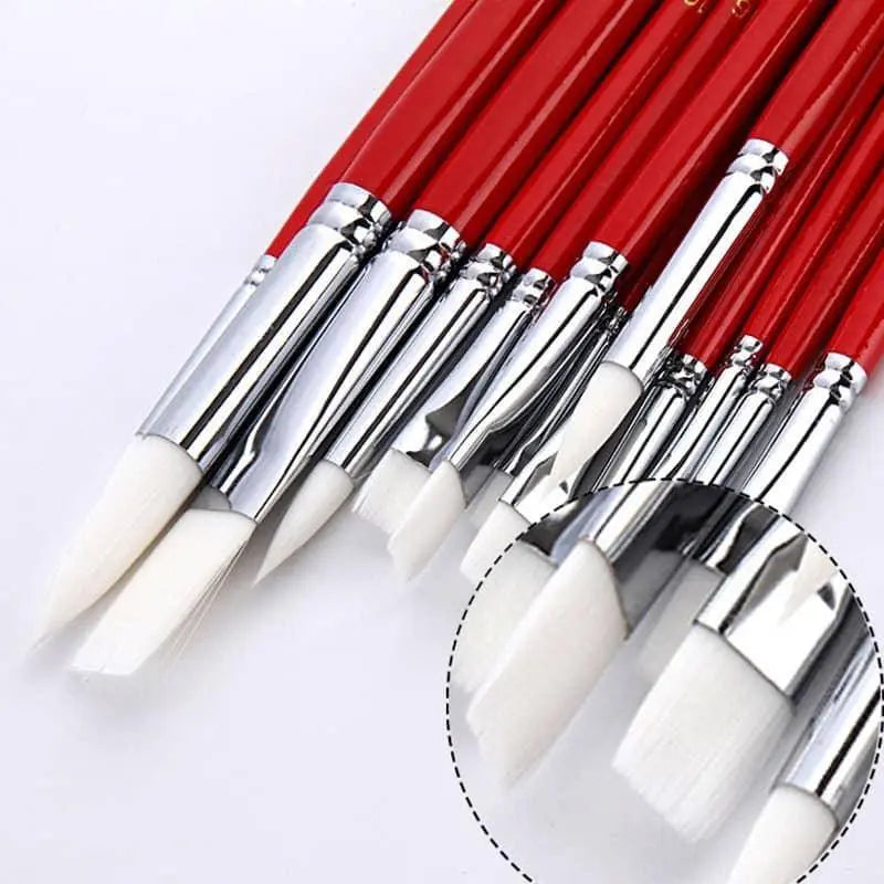 Paint Brush Set Painting Supplies Gifts For Painters Wood Handle Brushes Art Supply Artist Gift 38pcs